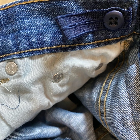 Levis 505 Jeans Boys 12 26x26 Blue Regular Fit Cotton Denim Adjustable Waist - Picture 9 of 16